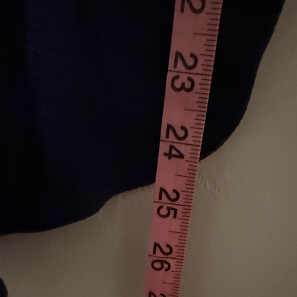 lululemon athletica Navy Pin-Striped Racerback Tank Top 4 - Picture 5 of 5